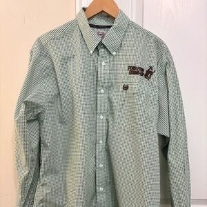 Men’s Official Cinch Pendleton Round-Up logo long sleeve shirt